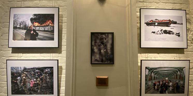 Une exposition de photographies AFP en Ukraine au Foreign Correspondents’ Club de Hong Kong