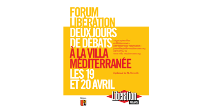 L’AFP partenaire du Forum "Agir aujourd’hui en Méditerranée" organisé par Libération